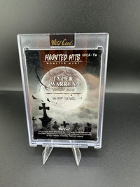 2025 Wild Card Haunted Hits Monster Hunt Tyler Warren Rookie HHCA-TW - back