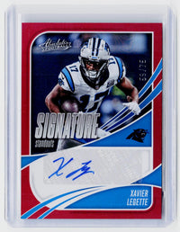 2025 Panini Absolute Football Signature Standouts Xavier Legette Autograph 15/15 - front