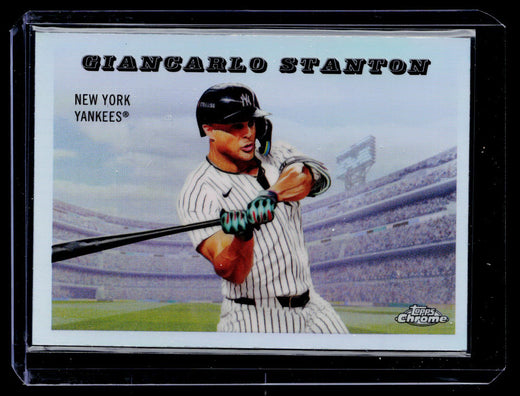 2025 Topps Chrome 1955 Topps Rails and Sails Giancarlo Stanton #55RS-10 Yankees - front