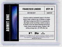 2026 Topps Chrome Big Ticket Player BTP-10 Francisco Lindor New York Mets - back
