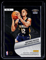 2024-25 Panini Revolution Basketball Antonio Reeves Rookie Card #13 New Orleans Pelicans - back
