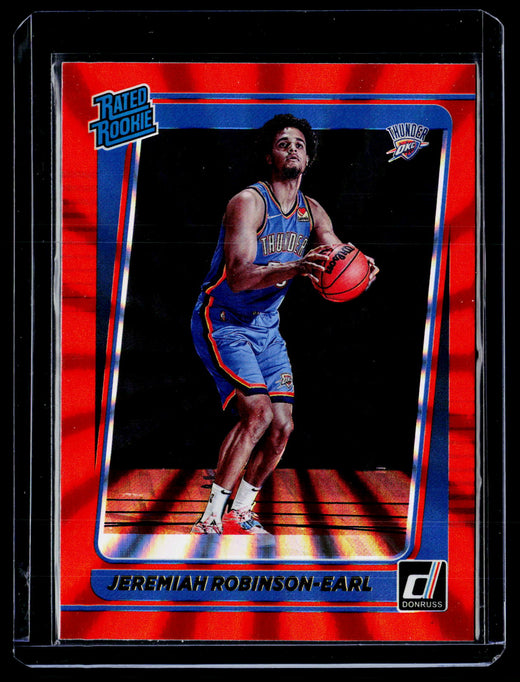 2021-22 Panini Donruss Rated Rookie Jeremiah Robinson-Earl #220 - front