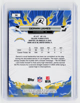 2026 Topps Resurgence Derwin James Jr. #56 Los Angeles Chargers - back