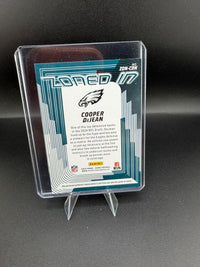 2025 Panini Score Zoned In Cooper DeJean #ZON-CDN Memorabilia Philadelphia Eagles - back