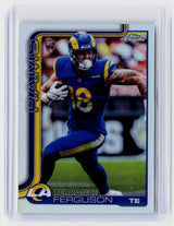 2025 Topps Chrome Refractor RC #335 Terrance Ferguson Los Angeles Rams - front