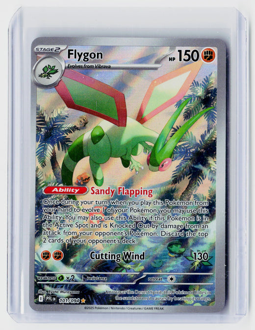 2025 Pokémon Flygon 101/094 Mega Evolution—Phantasmal Flames - front