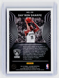 2021-22 Panini Illusions Day'Ron Sharpe Rookie Card #179 Brooklyn Nets - back