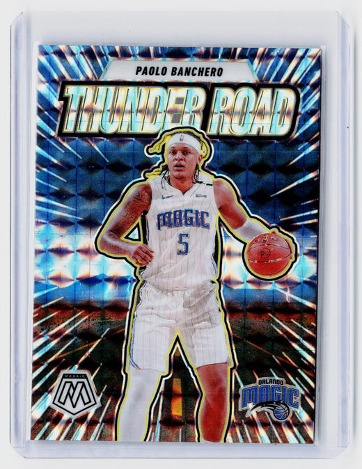 2024-25 Panini Mosaic Thunder Road Paolo Banchero #15 Orlando Magic - front