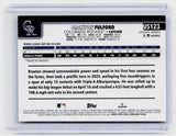 2025 Topps Update Series Halloween Parallel Braxton Fulford RC #US123 Colorado Rockies - back