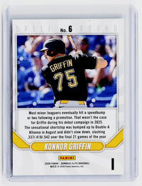 2026 Panini Donruss Elite Baseball Spell Bound Konnor Griffin #6 - back
