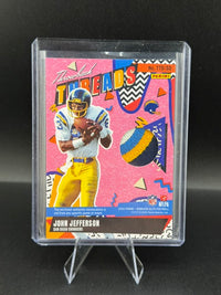 2025 Panini Donruss Elite Throwback Threads Doubles Kellen Winslow / John Jefferson #TTD-SD /99 Memorabilia - back