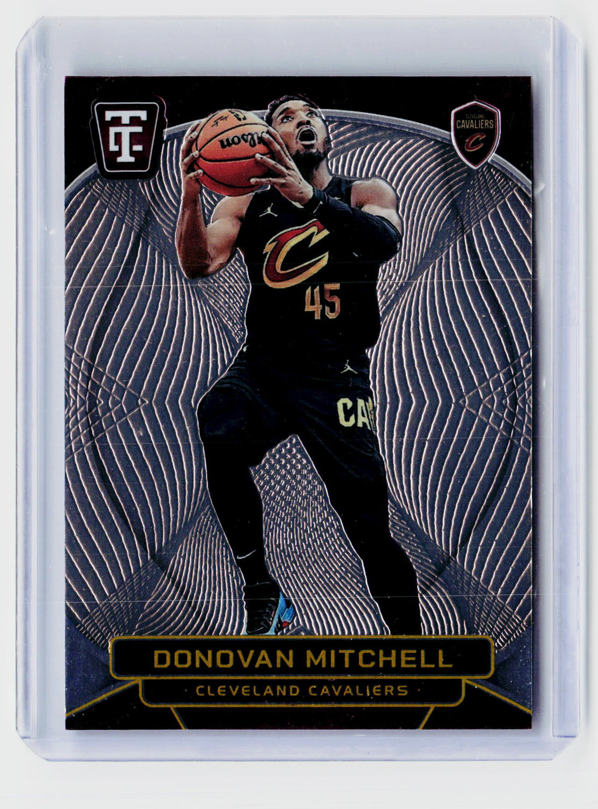 2024-25 Panini Totally Certified Donovan Mitchell #122 Neon Orange Mirror /299 - front