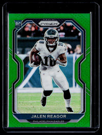 2020 Panini Prizm Football Jalen Reagor Green Prizm Rookie #342 - front