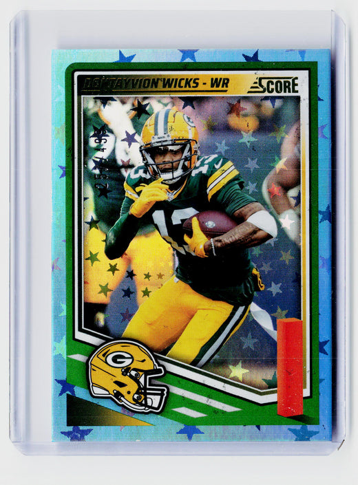 2025 Panini Score Football Dontayvion Wicks Extraterrestrial #292 - front