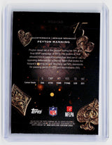 2025 Topps Chrome Football Fortune 75 Peyton Manning F75-33 Denver Broncos - back