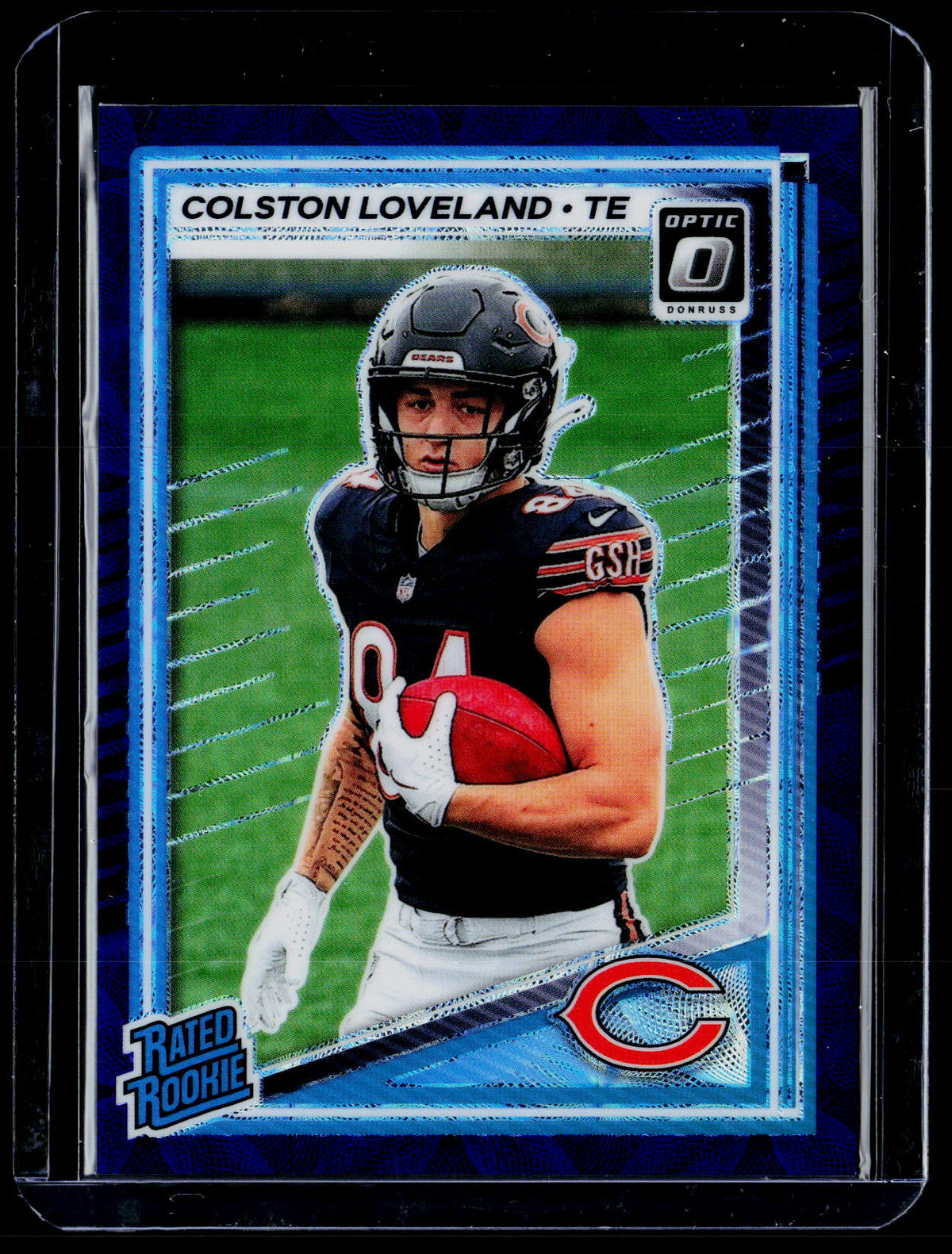 2025 Panini Donruss Optic Rated Rookie Colston Loveland #204 Chicago Bears - front