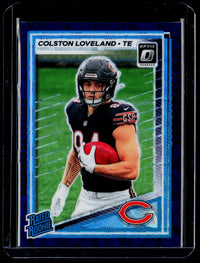 2025 Panini Donruss Optic Rated Rookie Colston Loveland #204 Chicago Bears - front