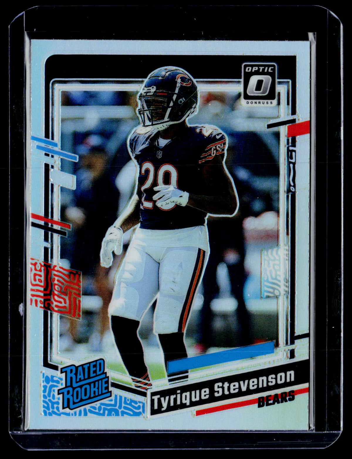 2023 Panini Donruss Optic Rated Rookie Tyrique Stevenson #219 Chicago Bears - front