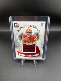 2025 Panini Donruss Rookie Sweater Jaylin Lane Washington RC #SWE-JLE - front