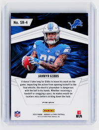 2023 Panini Rookies & Stars Stellar Rookies Jahmyr Gibbs SR-4 - back