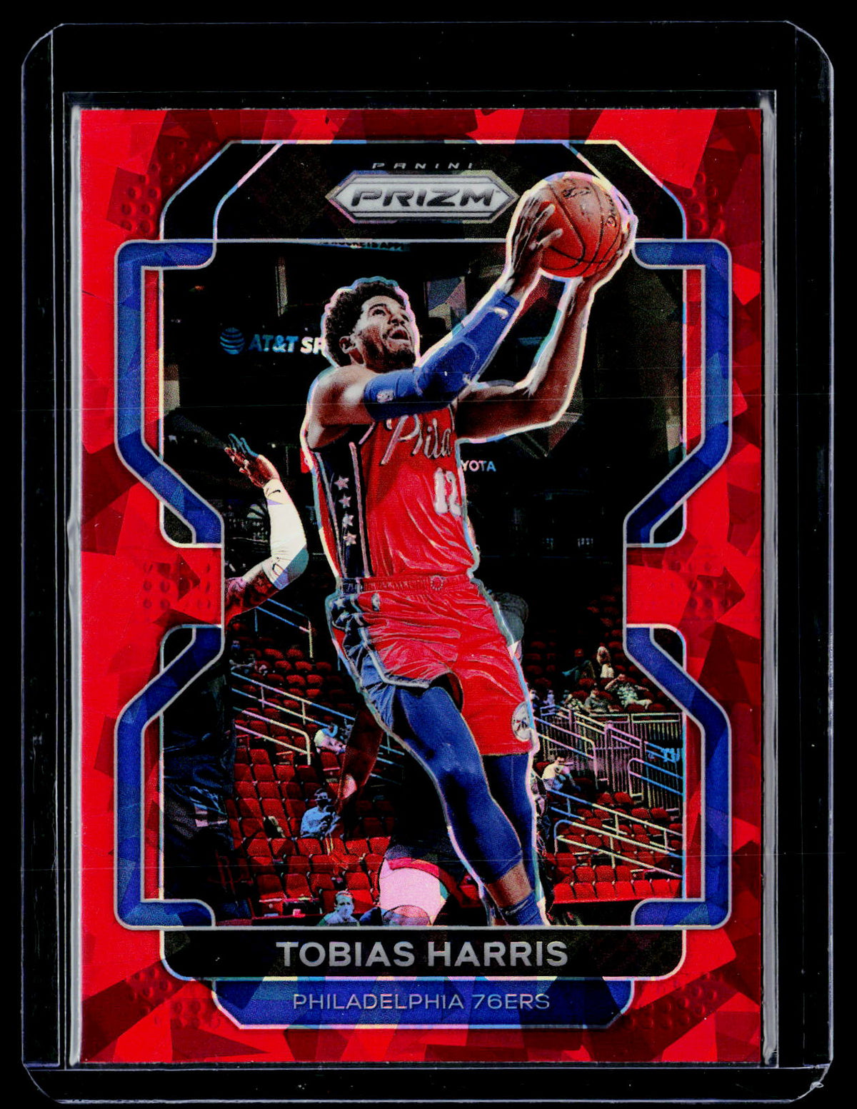 2021-22 Panini Prizm Basketball Tobias Harris #145 Hyper Red Factory Set - front