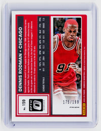 2025-26 Panini Donruss Optic Dennis Rodman Orange #159 /199 - back