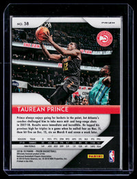 2018-19 Panini Prizm Basketball Taurean Prince #38 Atlanta Hawks - back