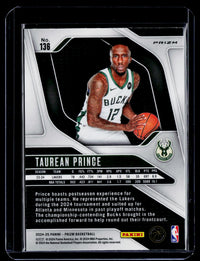 2024-25 Panini Prizm Basketball Taurean Prince #136 Milwaukee Bucks - back