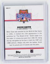 2025 Topps MLB All-Star Game Greats Ozzie Smith ASGG-37 - back