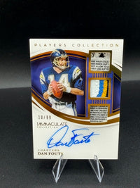 2025 PANINI IMMACULATE COLL. DAN FOUTS PLAYERS COLLECTION TAG/PATCH AUTO /99 - front