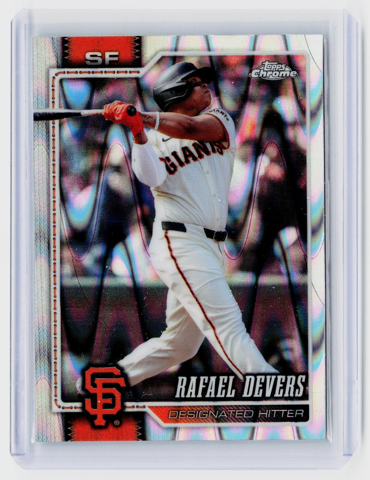 2026 Topps Chrome Rafael Devers Refractor #183 San Francisco Giants - front