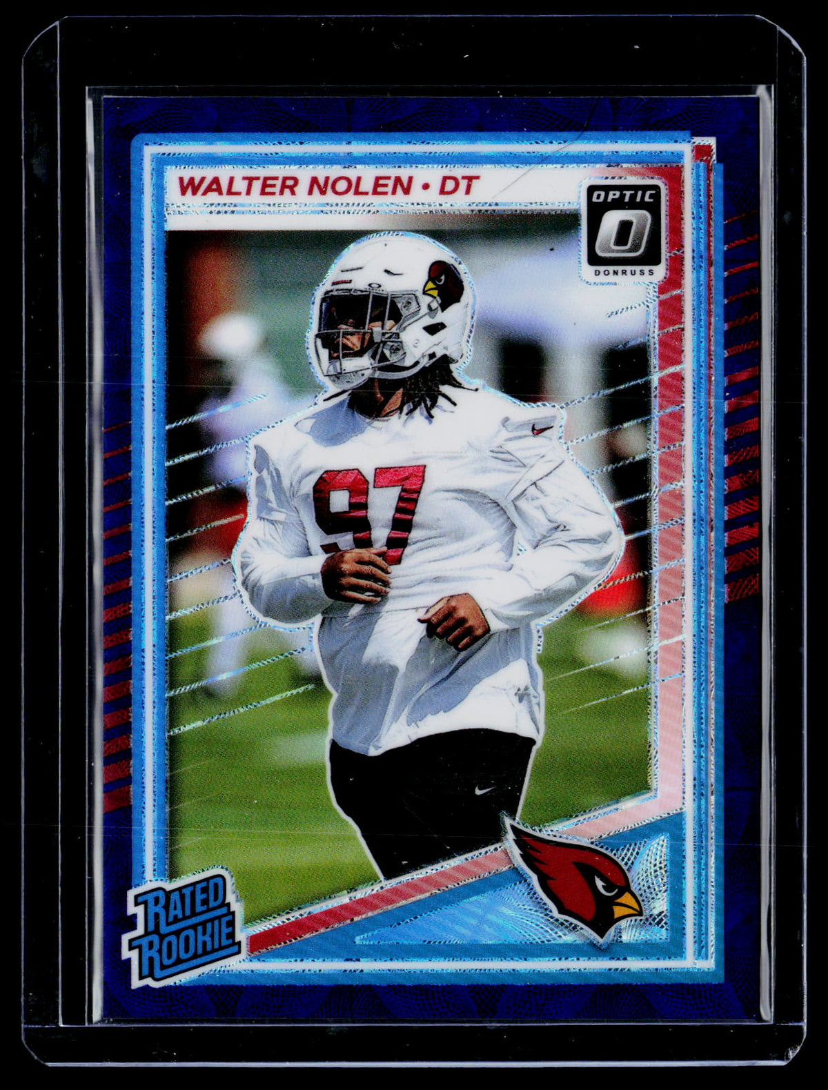 2025 Panini Donruss Optic Rated Rookie Walter Nolen #276 Blue Holo - front