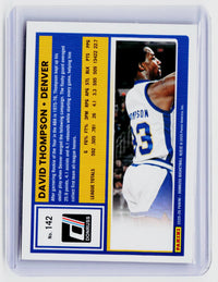 2025 Panini Donruss David Thompson #142 Red Cubic /149 - back