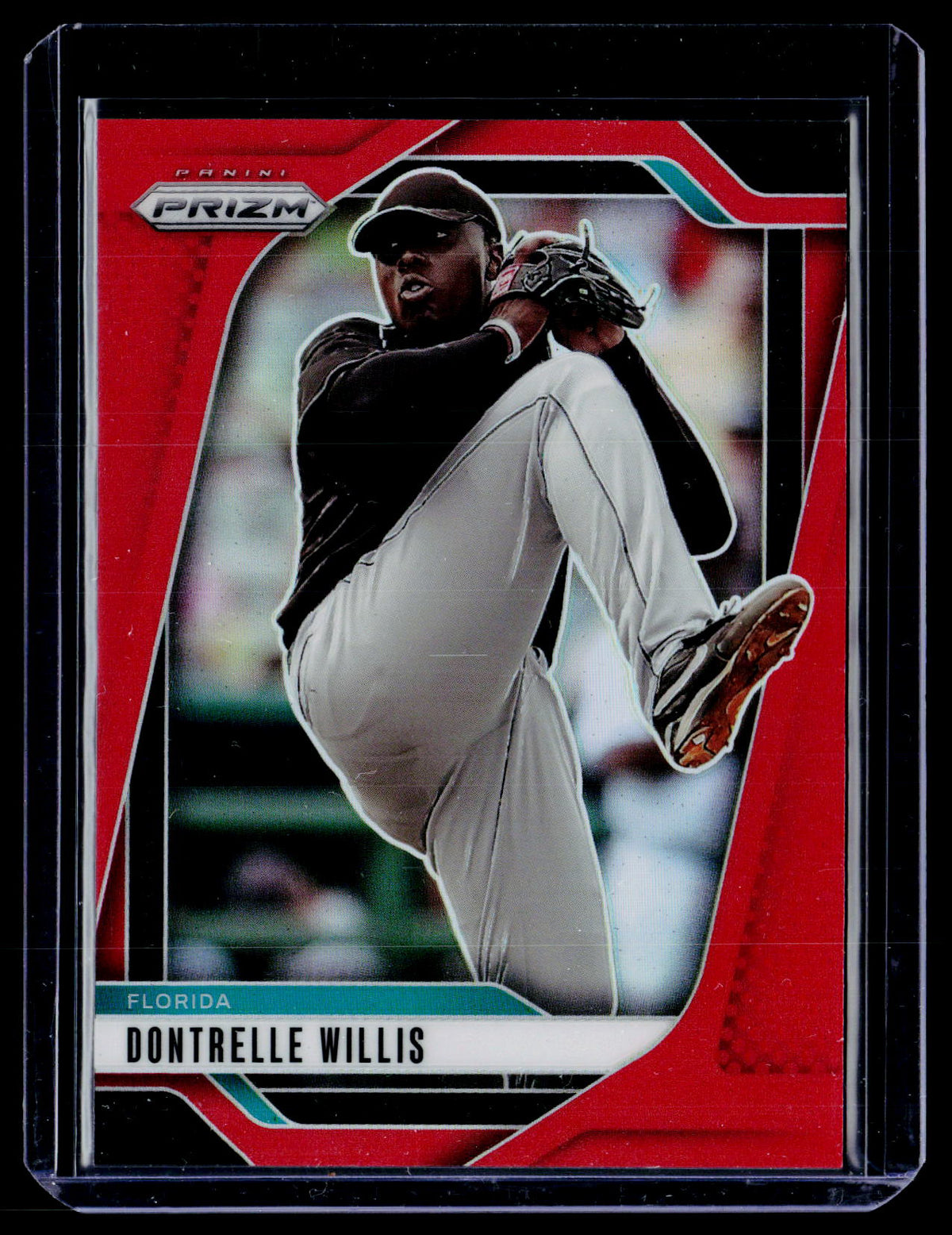 2025 Panini Prizm Baseball Dontrelle Willis #154 Red Prizm /299 - front