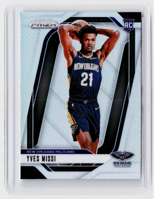 2024-25 Panini Prizm Basketball Yves Missi Rookie Card #233 - front