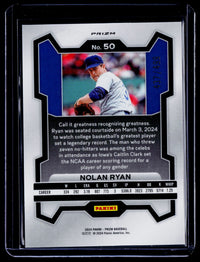 2024 Panini Prizm Baseball Nolan Ryan #50 Pulsar Prizms /499 - back