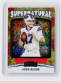 2023 Panini Contenders Football Supernatural #8 Josh Allen Buffalo Bills - front