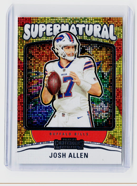 2023 Panini Contenders Football Supernatural #8 Josh Allen Buffalo Bills - front