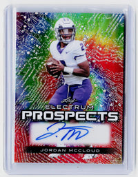2024 Leaf Electrum Prospects Jordan McCloud Autograph - front