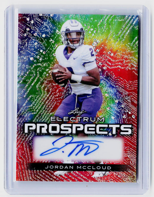 2024 Leaf Electrum Prospects Jordan McCloud Autograph - front