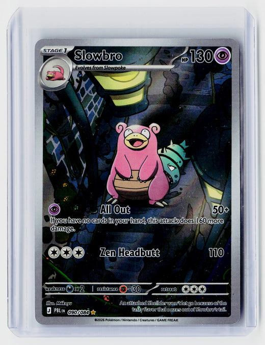 2026 Pokémon Mega Evolution—Perfect Order Slowbro Illustration Rare 090/084 - front