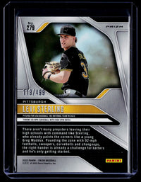 2025 Panini Prizm Baseball Levi Sterling Disco #279 /499 - back