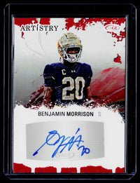 2025 SAGE Collectibles Artistry Autograph Benjamin Morrison ART-BM2 - front