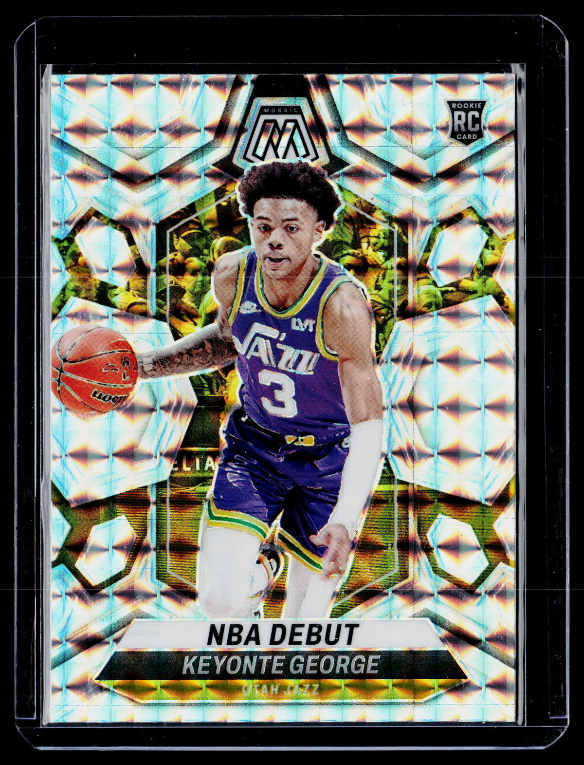 2023-24 Panini Mosaic NBA Debut Keyonte George RC #251 - front