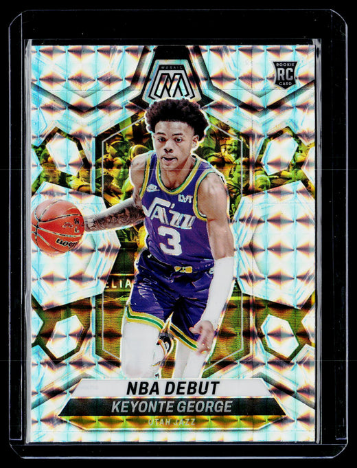 2023-24 Panini Mosaic NBA Debut Keyonte George RC #251 - front