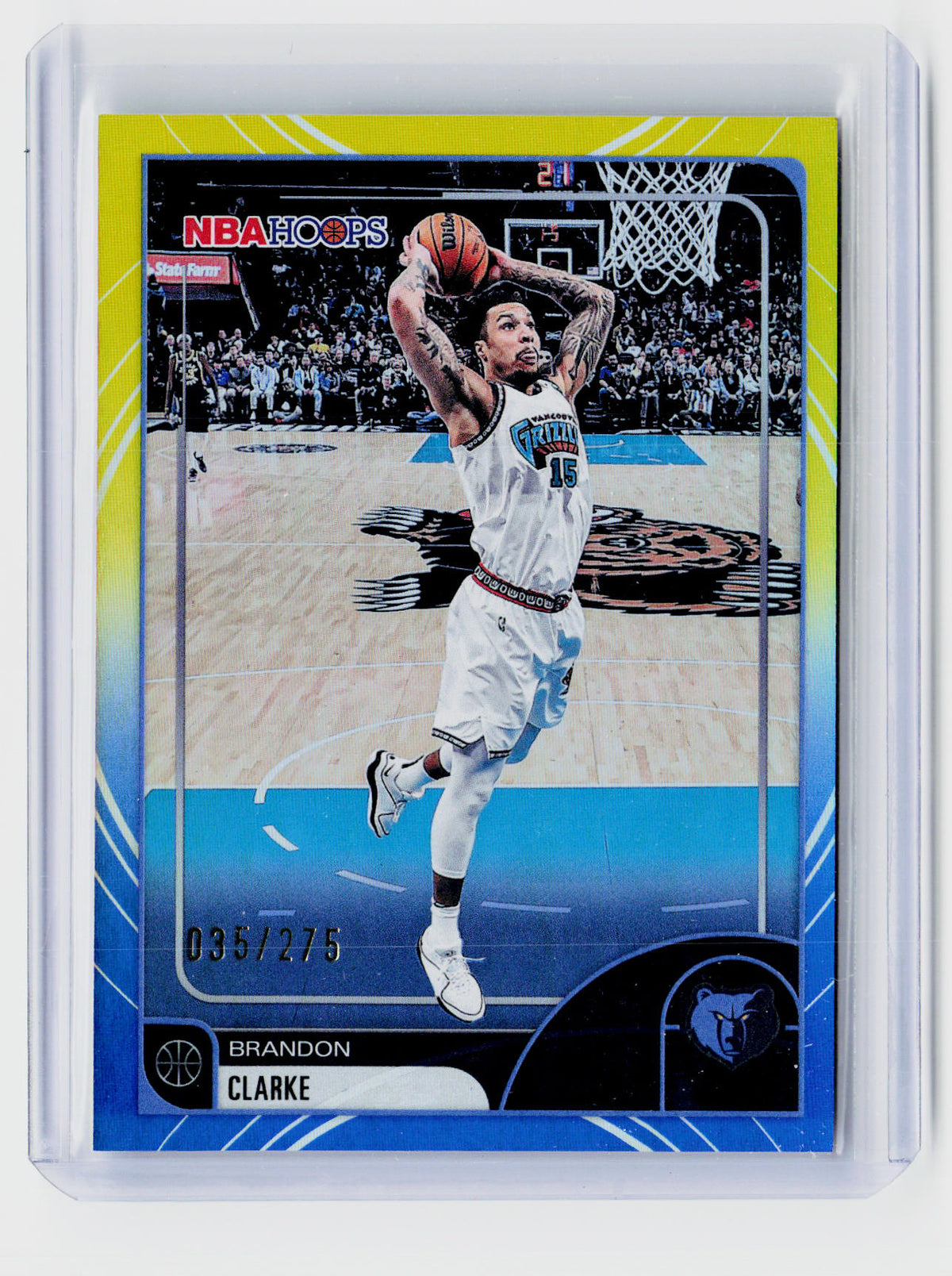 2025-26 Topps NBA Hoops Brandon Clarke Light Burst #112 /275 - front