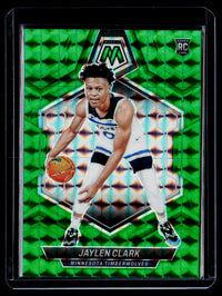 2023-24 Panini Mosaic Reactive Green Jaylen Clark RC #208 - front