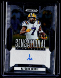 2025 Panini Prizm Draft Picks Sensational Signatures Kayshon Boutte Auto #SS-KYB - front