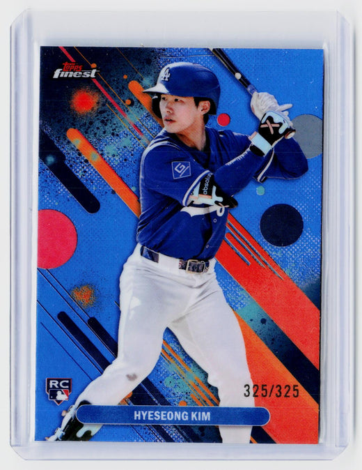 2025 Topps Finest Korean League Performance Hye-seong Kim RC #27 325/325 Dodgers - front