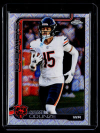 2025 Topps Chrome Rome Odunze #49 Chicago Bears - front